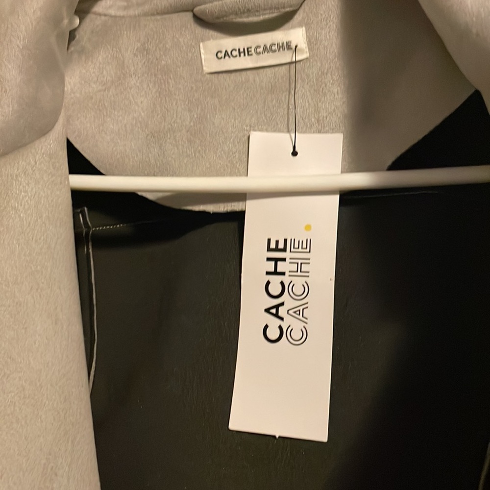 Grey Suede Jacket - Picture 2 of 4